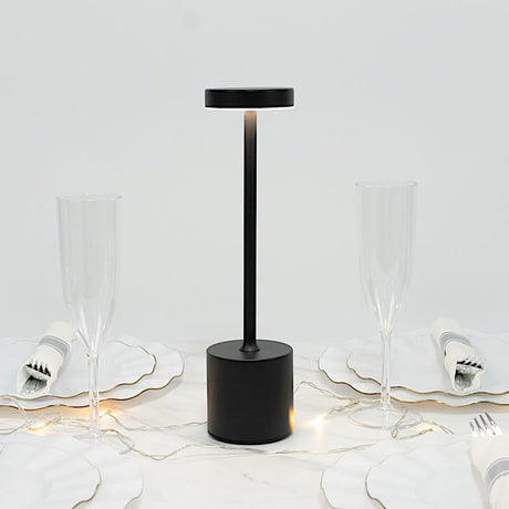 Metal Rechargeable Cordless Table Lamp with Touch Control