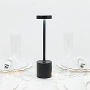 Metal Rechargeable Cordless Table Lamp with Touch Control