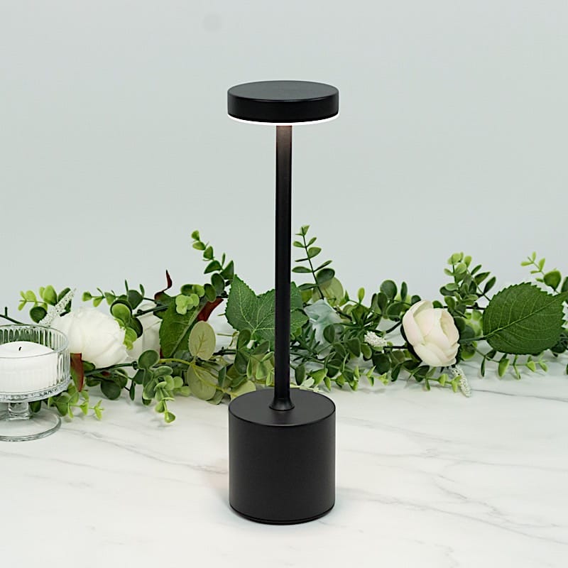 Metal Rechargeable Cordless Table Lamp with Touch Control