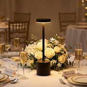 Metal Rechargeable Cordless Table Lamp with Touch Control