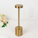 Metal Rechargeable Cordless Table Lamp with Touch Control - Gold LED_MET_LAMP01_GOLD