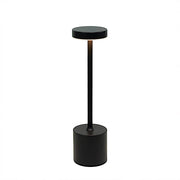 Metal Rechargeable Cordless Table Lamp with Touch Control LED_MET_LAMP01_BLK