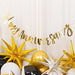 Metallic Foil "Happy Anniversary" Banner Hanging Garland - Gold PAP_GRLD_009_ANNI01_GOLD