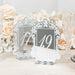 Mirror Arch Acrylic with Baroque Lace Border Table Numbers 11-20