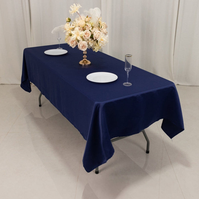 60" x 102" Lamour Satin Rectangular Tablecloth