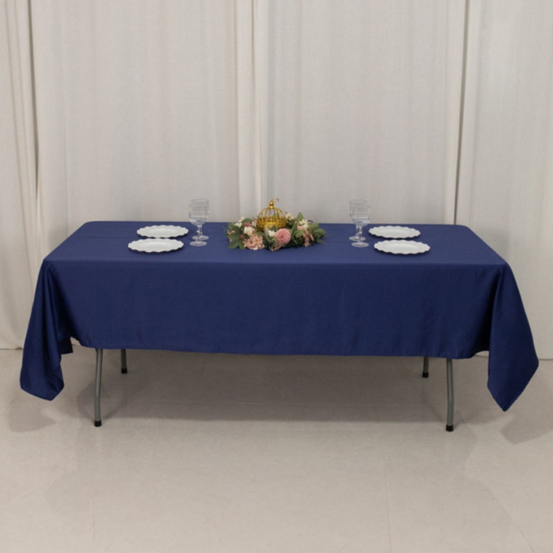 60" x 102" Lamour Satin Rectangular Tablecloth