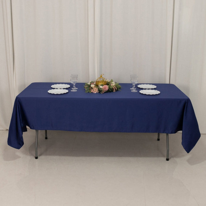 60" x 102" Lamour Satin Rectangular Tablecloth