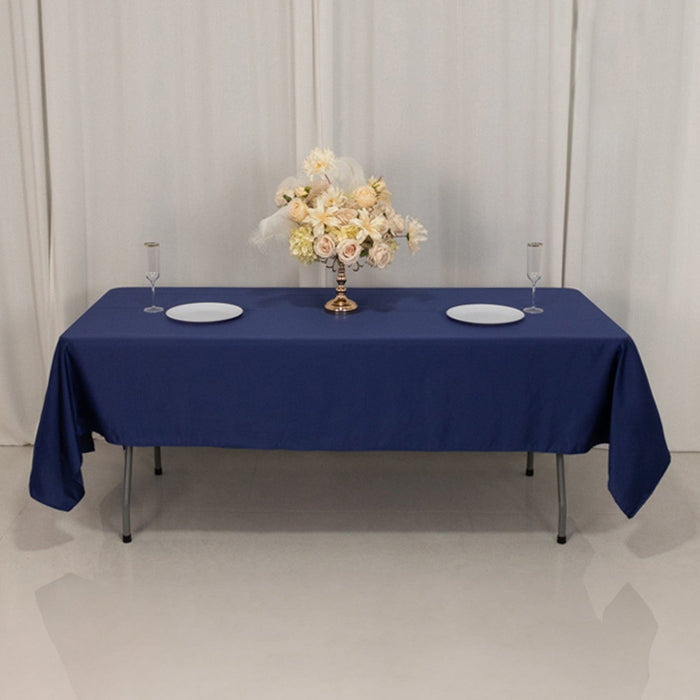 60" x 102" Lamour Satin Rectangular Tablecloth