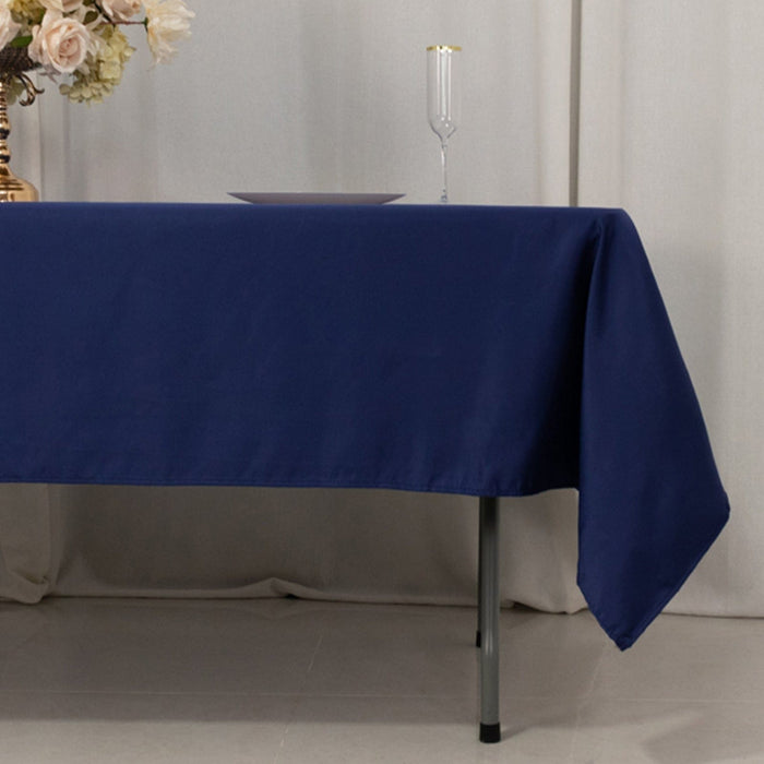 60" x 102" Lamour Satin Rectangular Tablecloth
