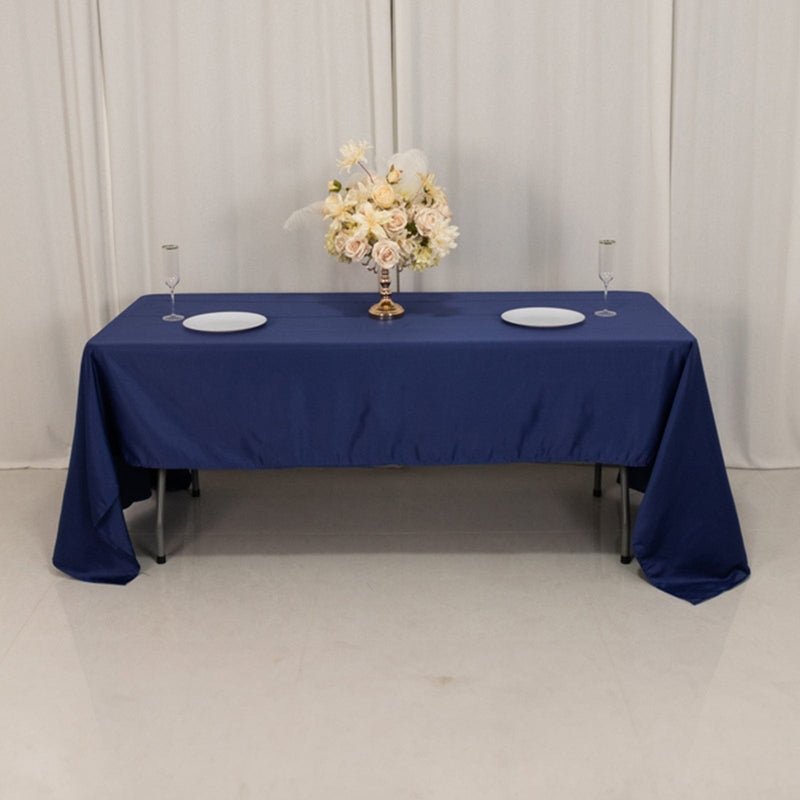 60" x 126" Lamour Satin Rectangular Tablecloth