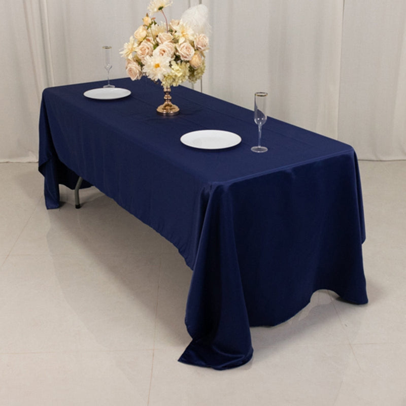 60" x 126" Lamour Satin Rectangular Tablecloth