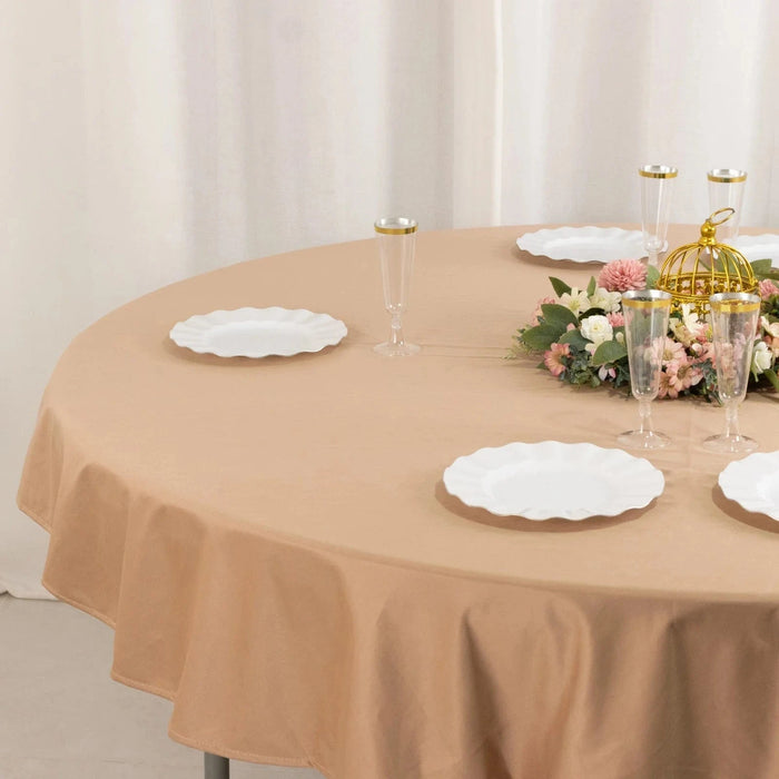 70" Premium Scuba Round Tablecloth