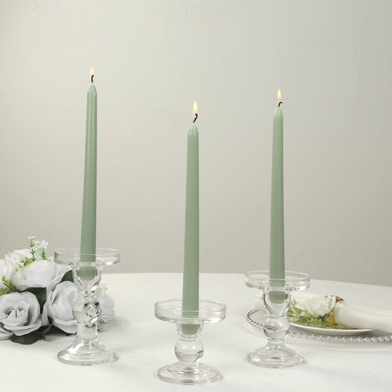12 pcs 10" tall Premium Taper Candles