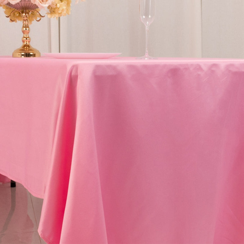 60" x 126" Lamour Satin Rectangular Tablecloth