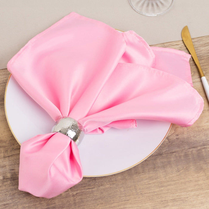 5 Lamour Satin Napkins