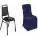 Polyester Square Back Chivari Banquet Chair Cover