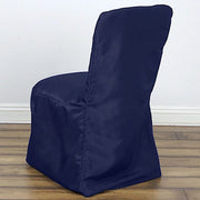 Polyester Square Back Chivari Banquet Chair Cover