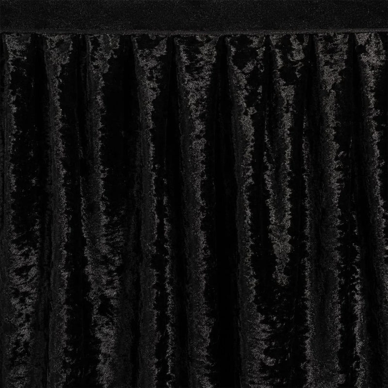 Portable Crushed Velvet Stage Skirt Shirred Pleated Event Platform Cover