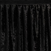 Portable Crushed Velvet Stage Skirt Shirred Pleated Event Platform Cover