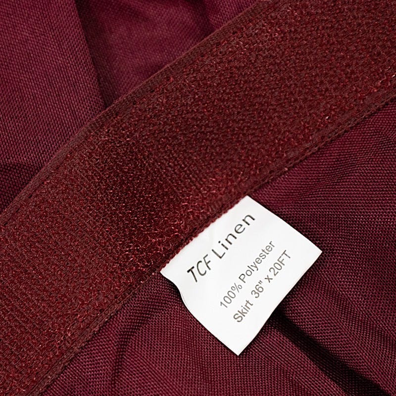 Portable Stage Skirting Polyester Shirred Pleat