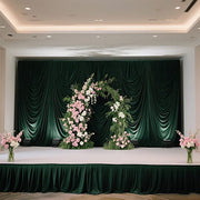 Portable Stage Skirting Polyester Shirred Pleat