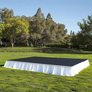 Portable Stage Skirting Polyester Shirred Pleat