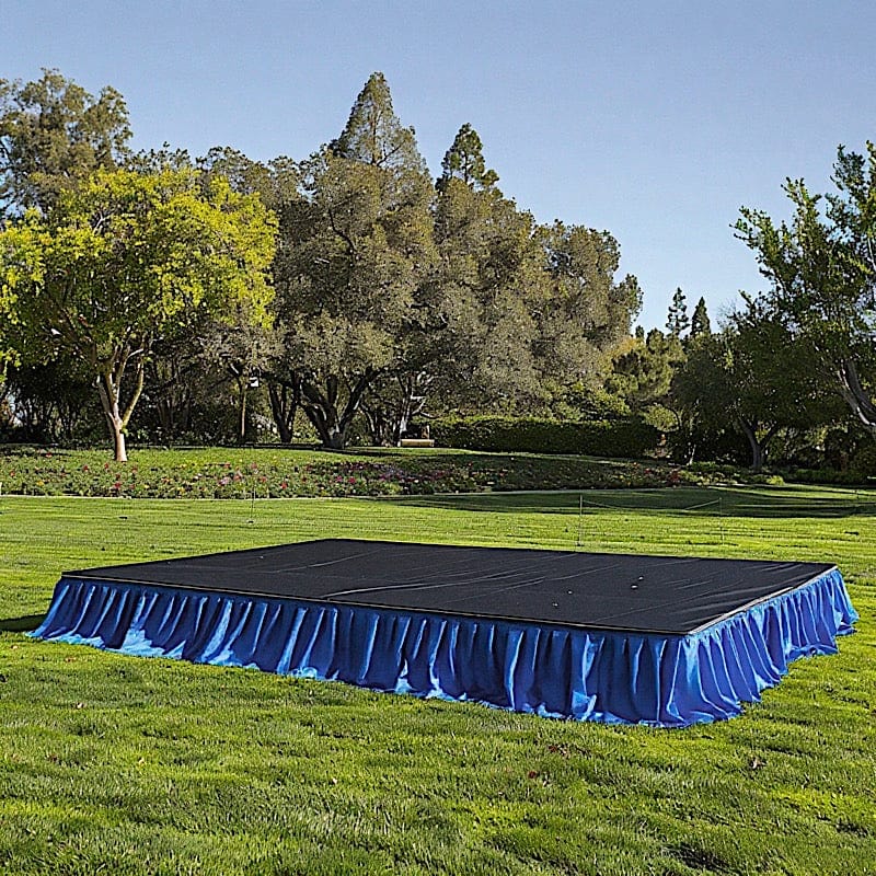 Portable Stage Skirting Polyester Shirred Pleat