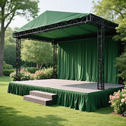 Portable Stage Skirting Polyester Shirred Pleat