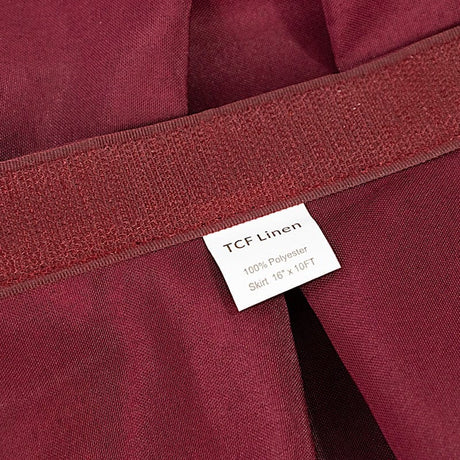 Portable Stage Skirting Polyester Shirred Pleat