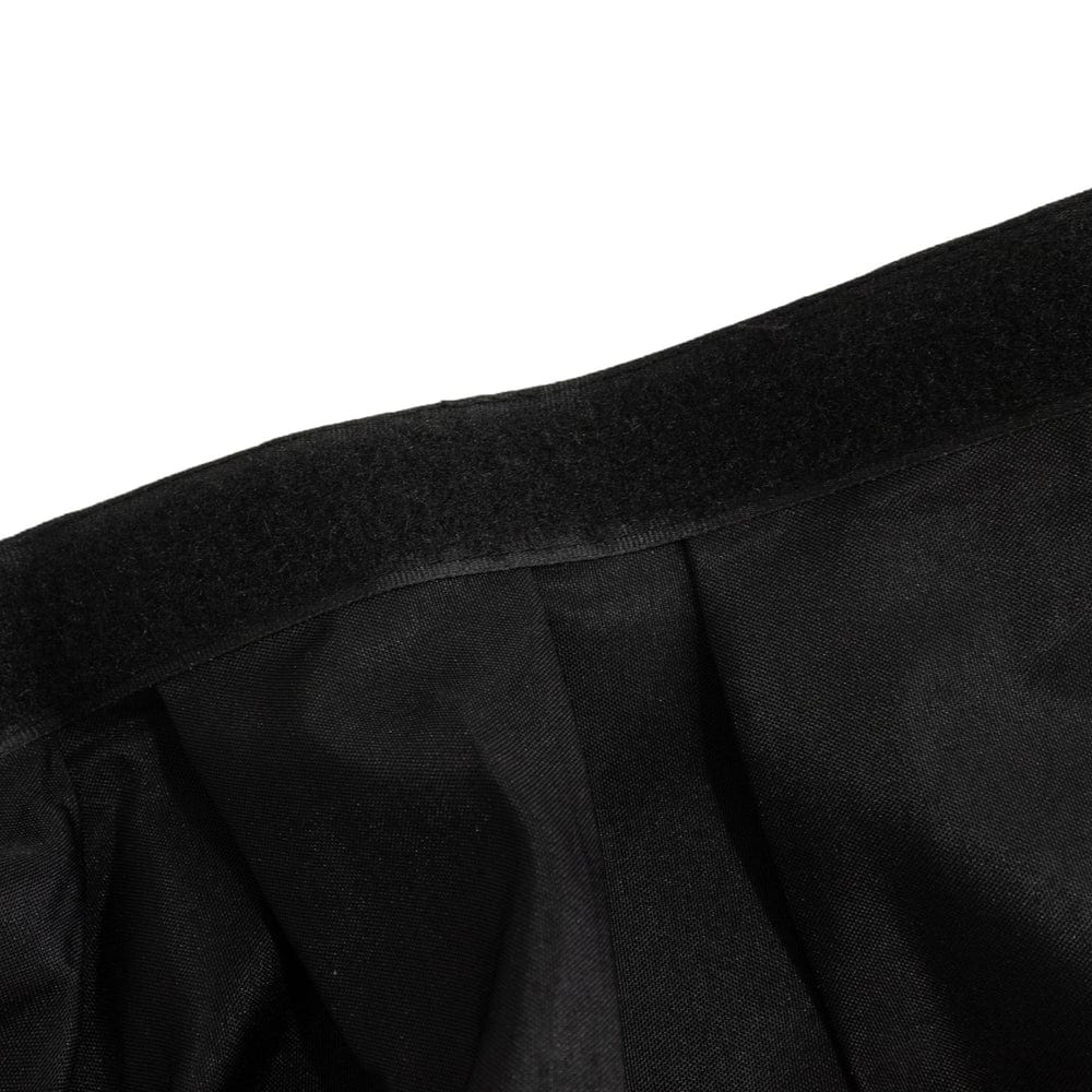 Portable Stage Skirting Polyester Shirred Pleat - Black