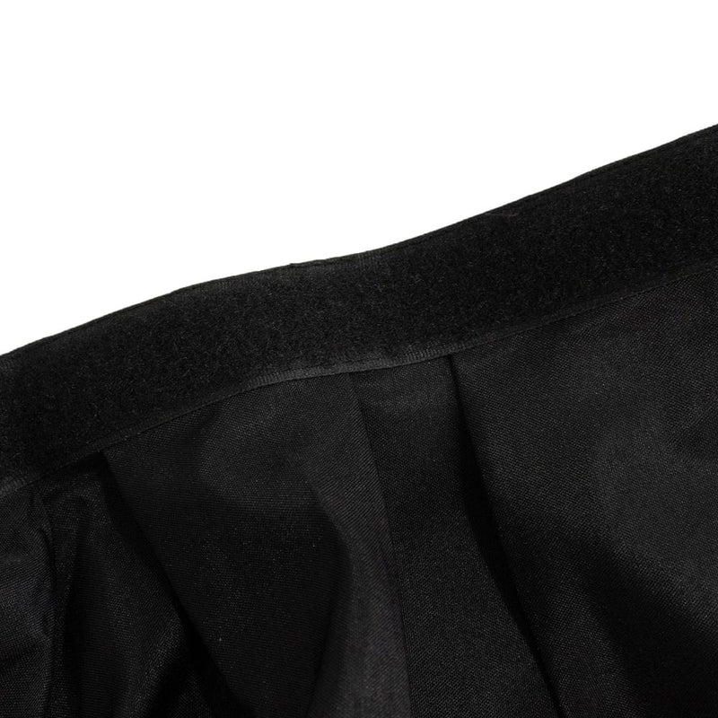 Portable Stage Skirting Polyester Shirred Pleat - Black