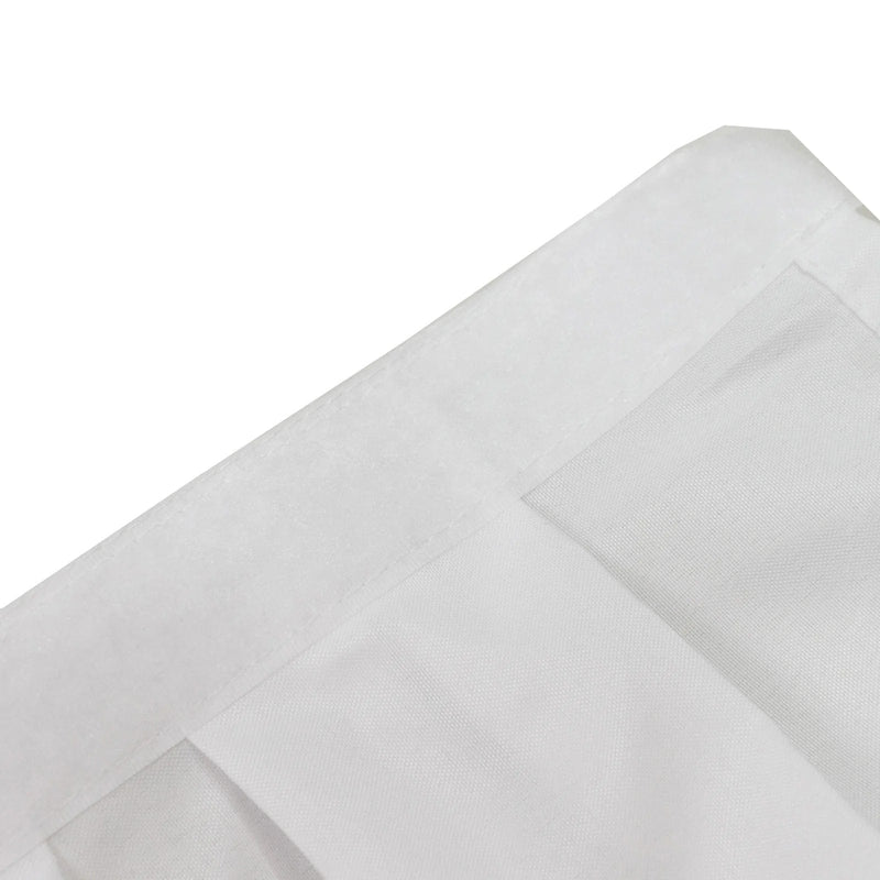 Portable Stage Skirting Polyester Shirred Pleat - Black