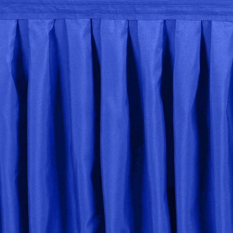 Portable Stage Skirting Polyester Shirred Pleat - Black