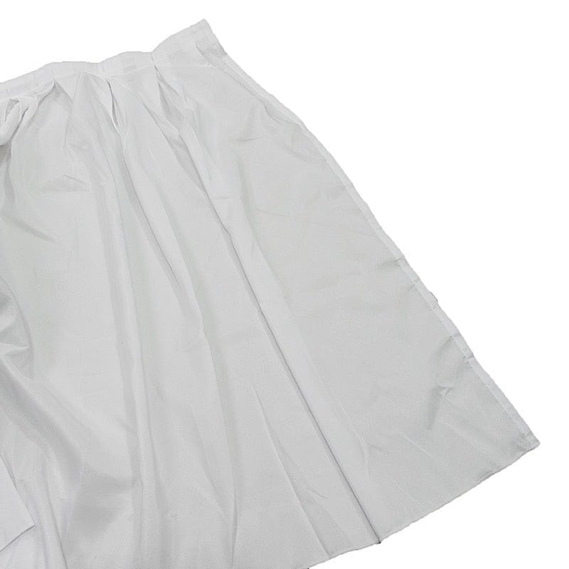 Portable Stage Skirting Polyester Shirred Pleat - Black SKT_POLY_STG_3620_WHT