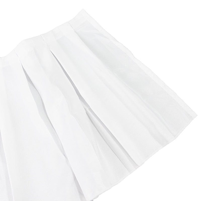 Portable Stage Skirting Polyester Shirred Pleat SKT_POLY_STG_1610_WHT