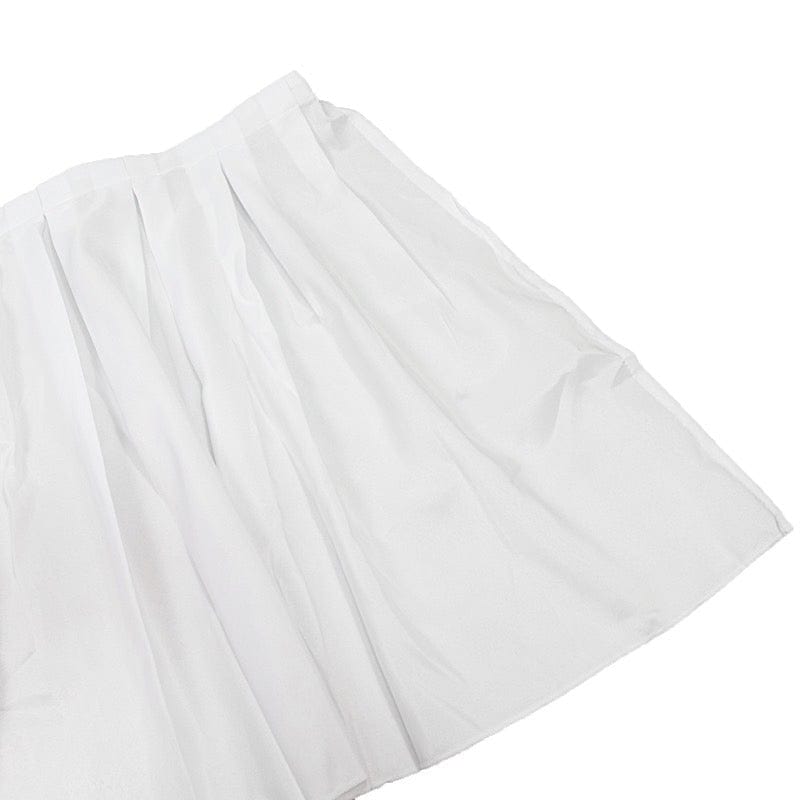 Portable Stage Skirting Polyester Shirred Pleat SKT_POLY_STG_2420_WHT