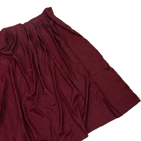 Portable Stage Skirting Polyester Shirred Pleat SKT_POLY_STG_4820_BURG