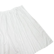 Portable Stage Skirting Polyester Shirred Pleat SKT_POLY_STG_4820_WHT