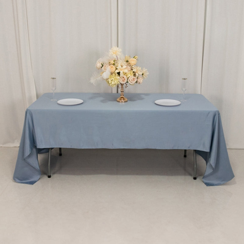 60" x 126" Lamour Satin Rectangular Tablecloth