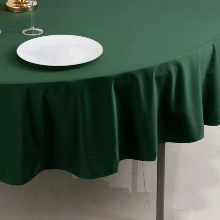 90" Premium Scuba Round Tablecloth