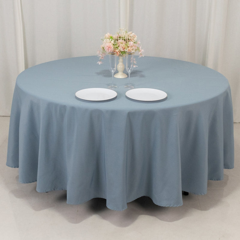 108" Premium Polyester Round Tablecloth Wedding Party Table Linens