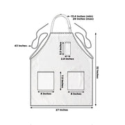 Premium Polyester Kitchen Chef Apron with Adjustable Neck and Long Ties
