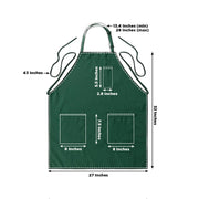 Premium Polyester Kitchen Chef Apron with Adjustable Neck and Long Ties