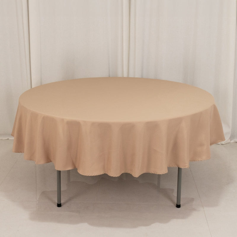 90" Round Tablecloth Premium Polyester Table Cover