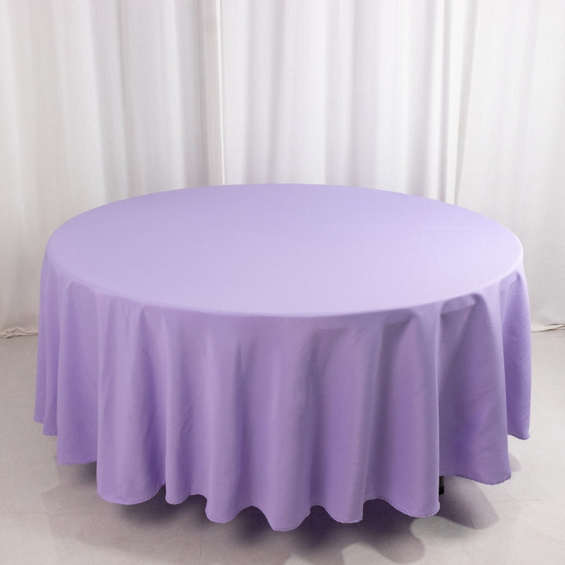 108" Premium Polyester Round Tablecloth Wedding Party Table Linens