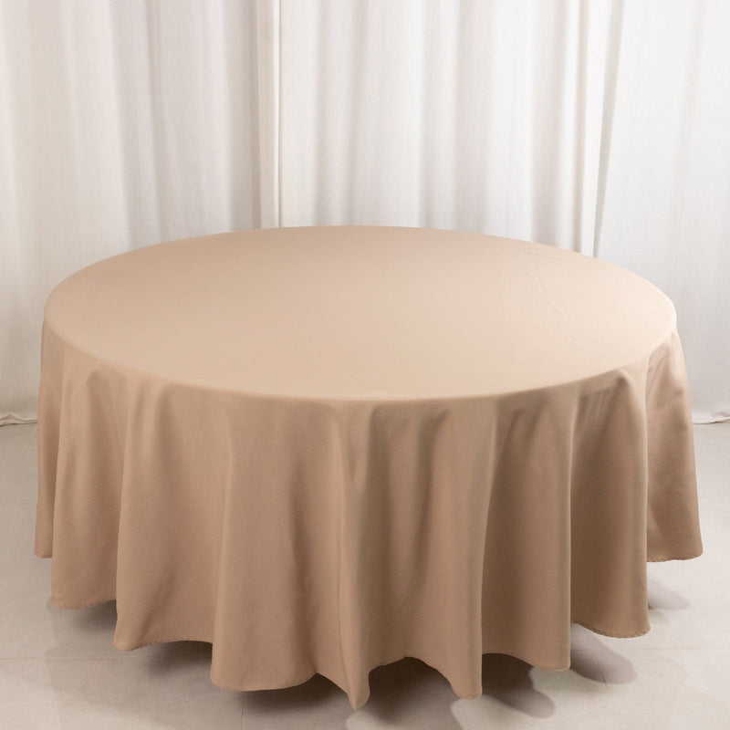 108" Premium Polyester Round Tablecloth Wedding Party Table Linens