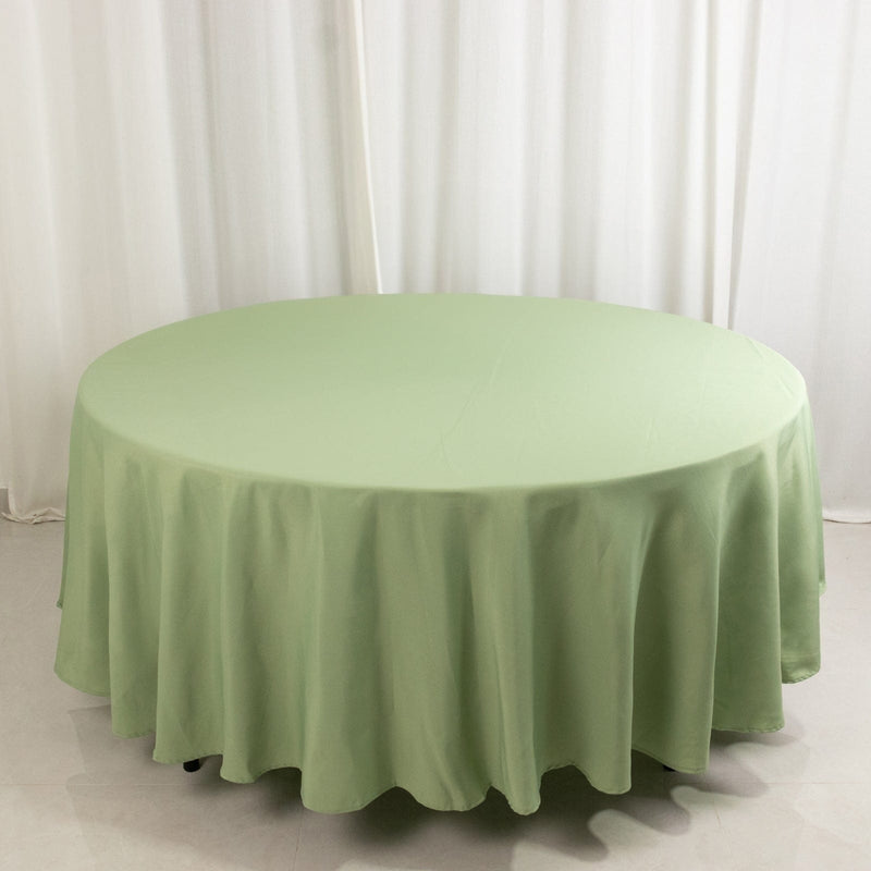 108" Premium Polyester Round Tablecloth Wedding Party Table Linens