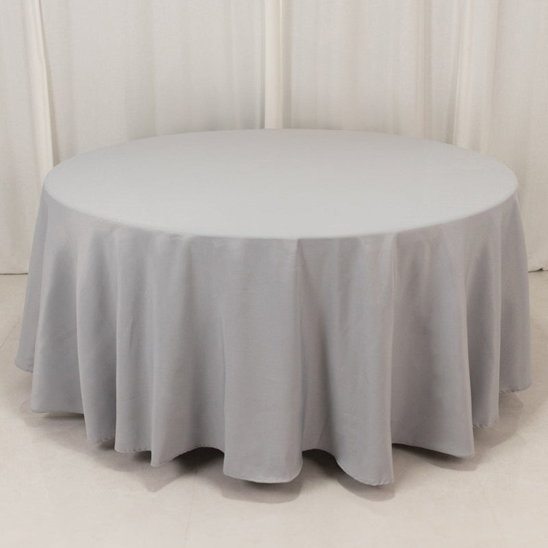 108" Premium Polyester Round Tablecloth Wedding Party Table Linens