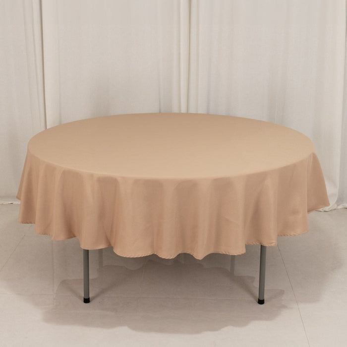 90" Round Tablecloth Premium Polyester Table Cover