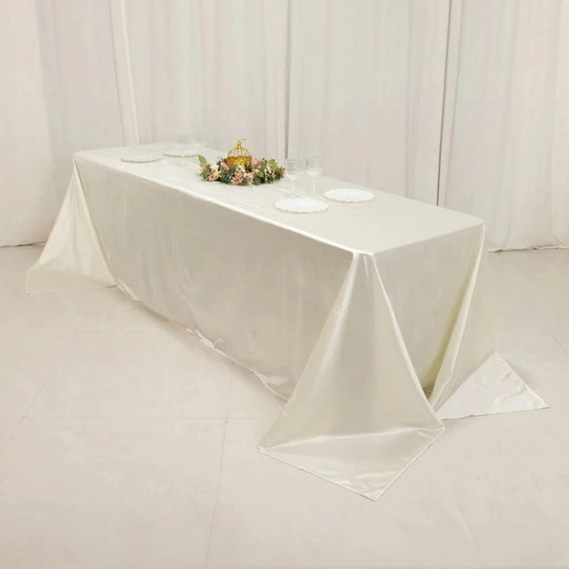 90" x 156" Scuba Polyester Rectangular Tablecloth